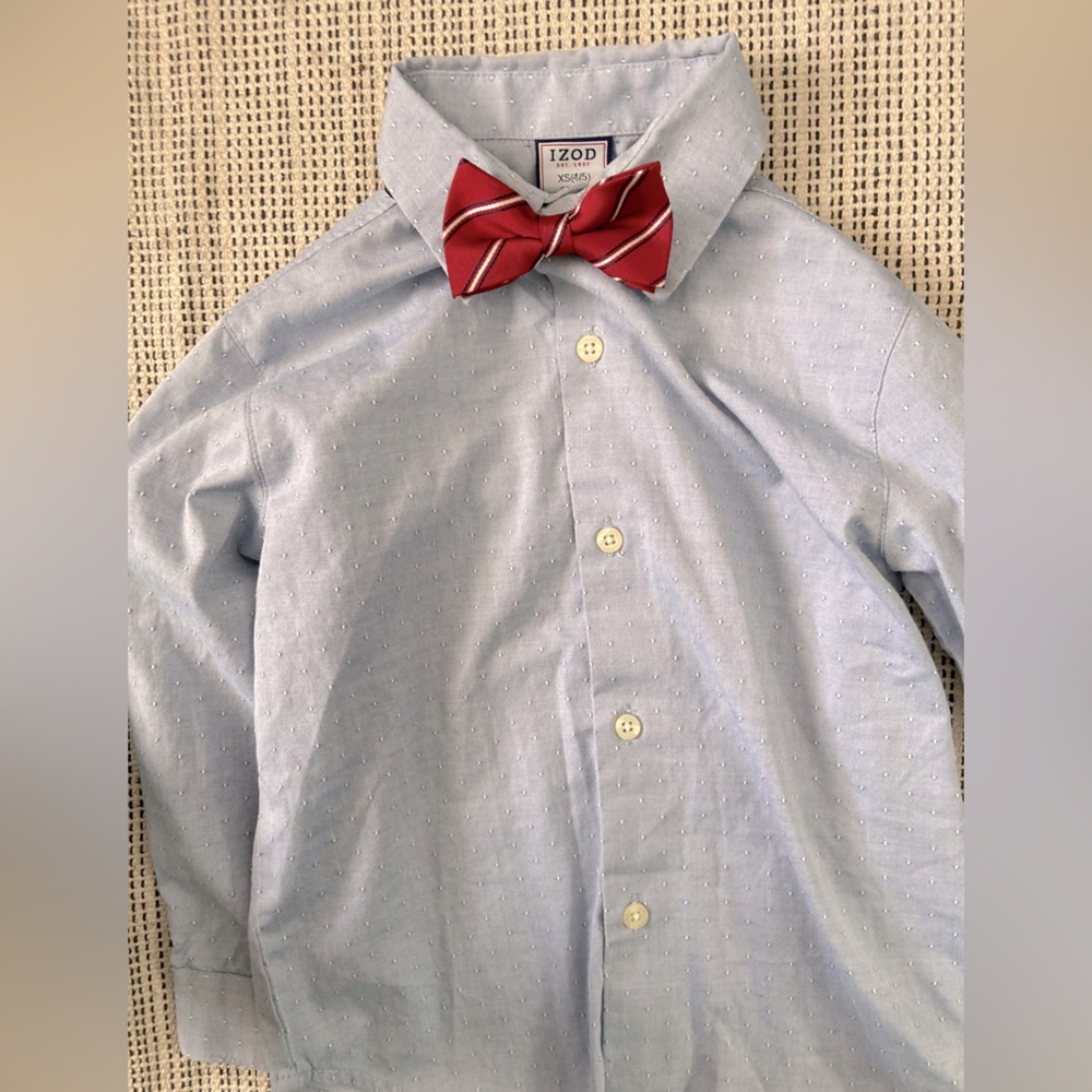 IZOD Boys XS Shirt & Bow Tie